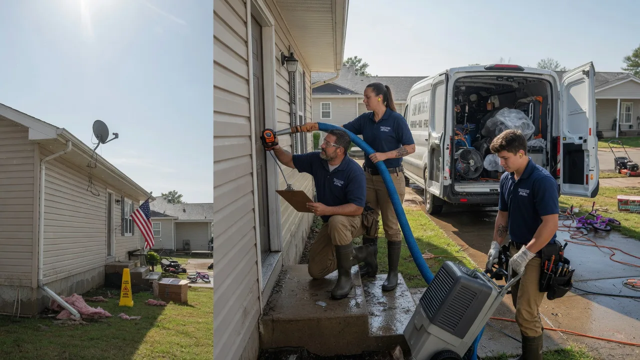 Ceiling Water Damage Restoration in Champlin, MN near me